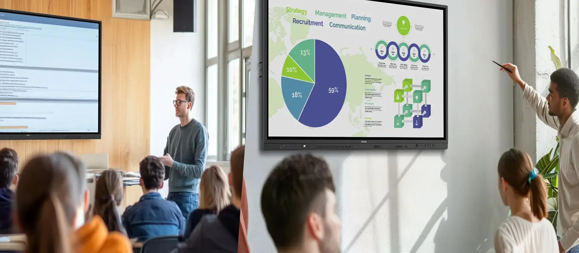 Interaktive Displays für Bildung