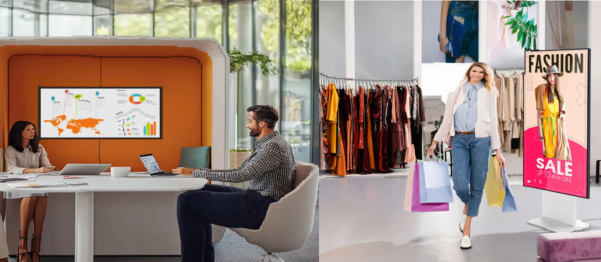Digital Signage im Retail