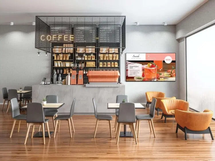 Gastronomie – Digital Signage mit Samsung VXT